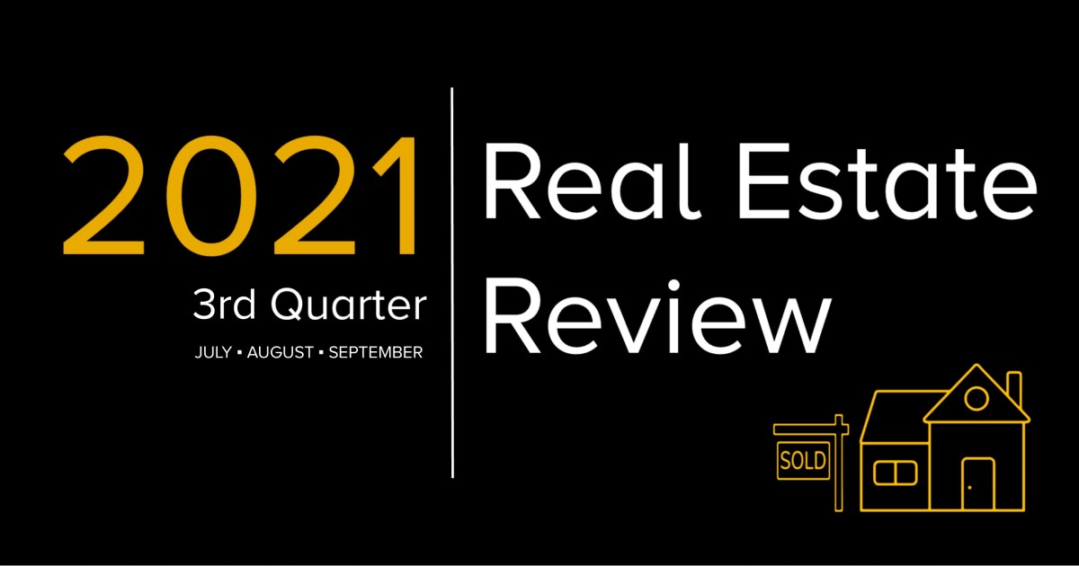 2021 3rd quarter real estate review