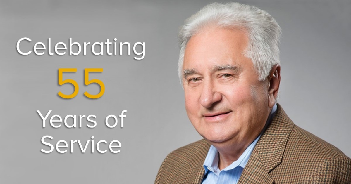 Celebrating 55 years of Service for Bob Dyer